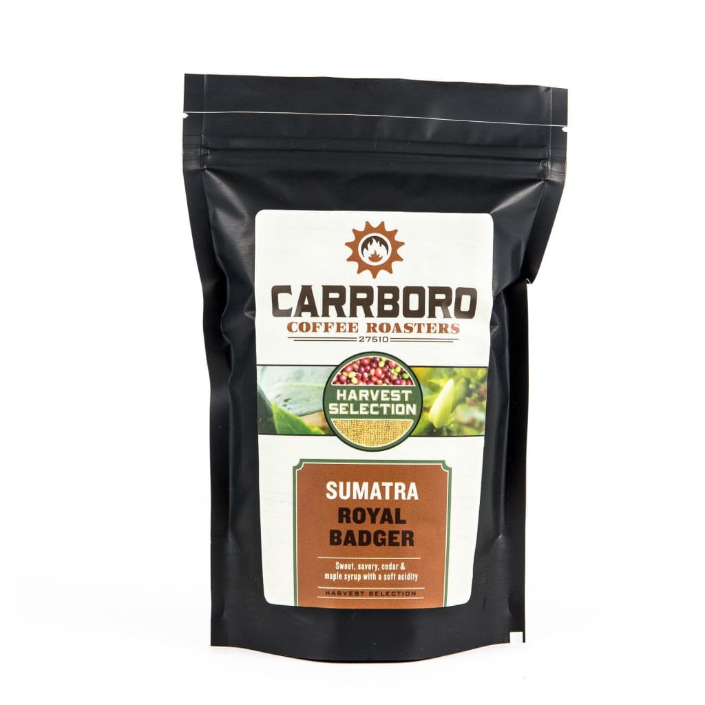 Carrboro Coffee Roasters - "Harvest Selection" - Royal Badger (Indonesia) - Taylorswineshop