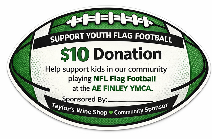Support Youth Flag Football - $5 Donation - Taylorswineshop