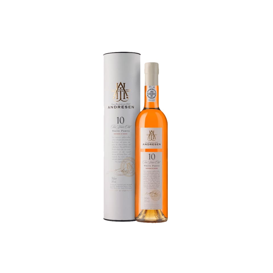 Andresen 10 year old White Tawny Port  (375ml) - Taylorswineshop