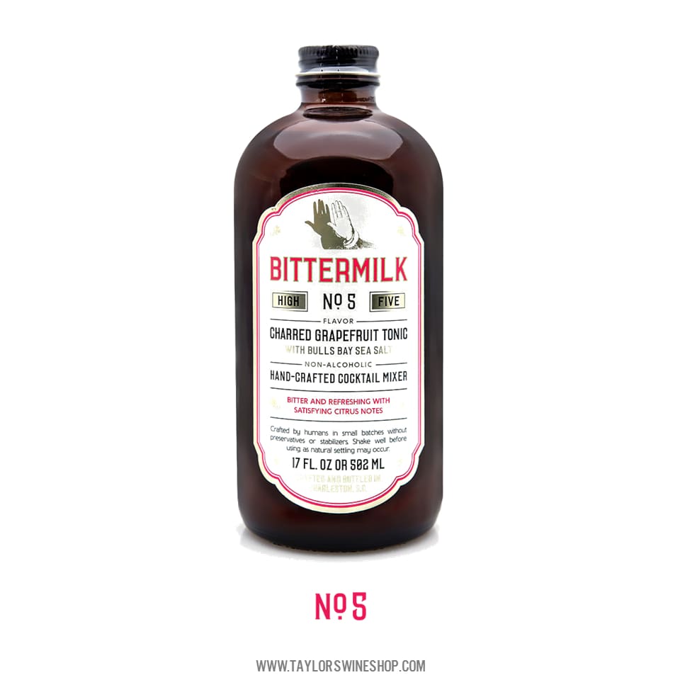 Bittermilk No.5 Charred Grapefruit Tonic (17oz) - Taylorswineshop