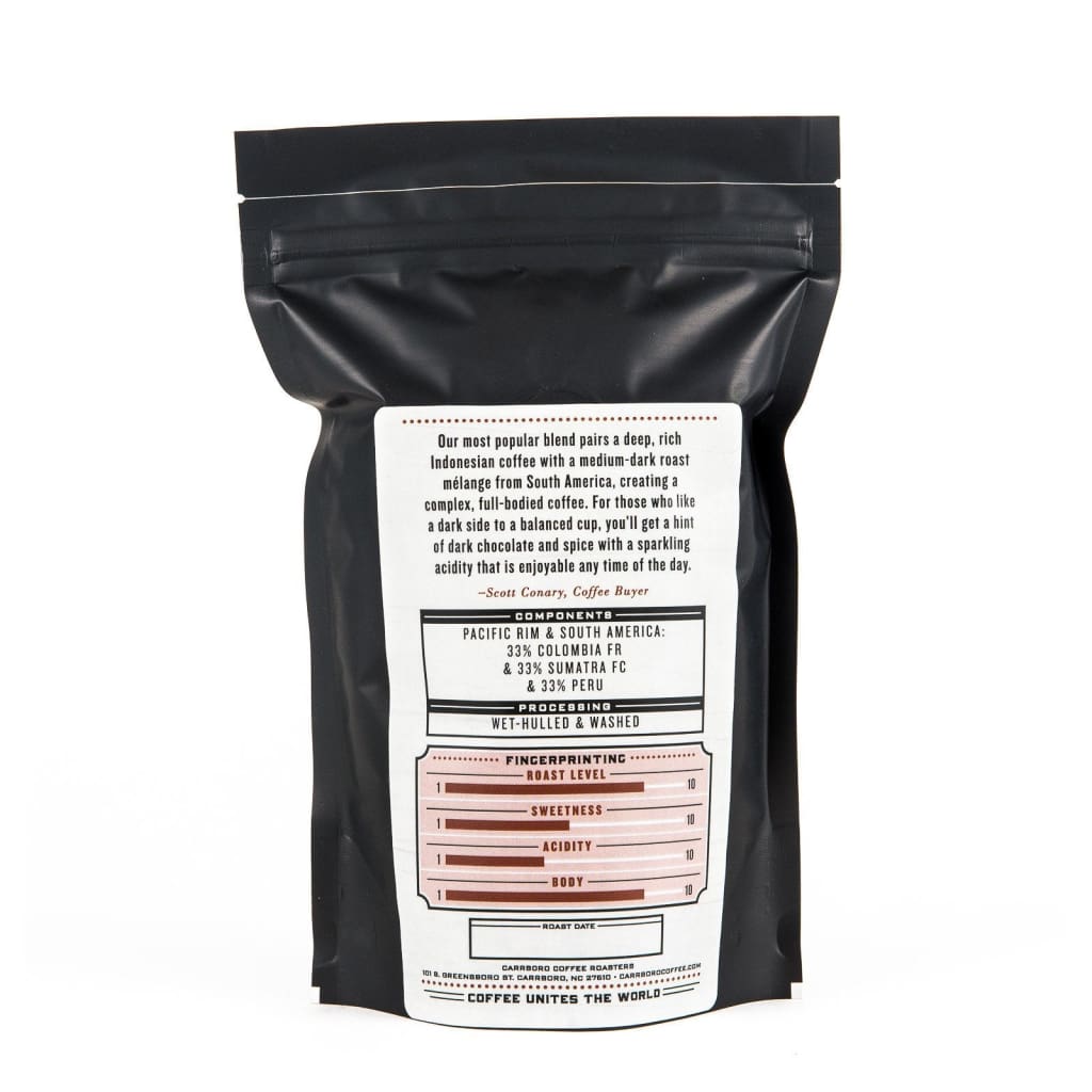Carrboro Coffee Roasters - Blue Ridge Blend (Indonesia) - Taylorswineshop