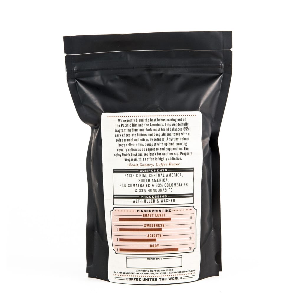 Carrboro Coffee Roasters - Piedmont Espresso Roast Blend - Taylorswineshop